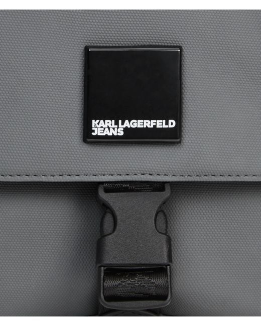 KL Jeans Black Venture Reporter Bag for men