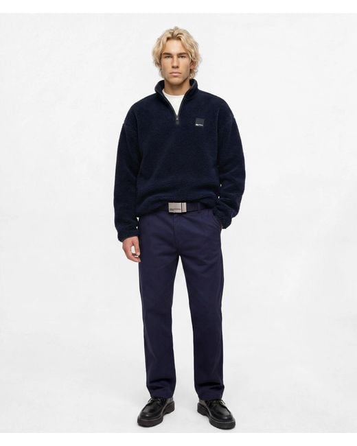 KL Jeans Blue Relaxed Chino Pants for men