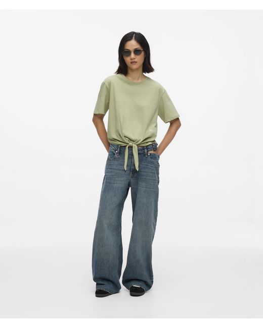 KL Jeans Green Regular‑Fit Tie Detail T-Shirt