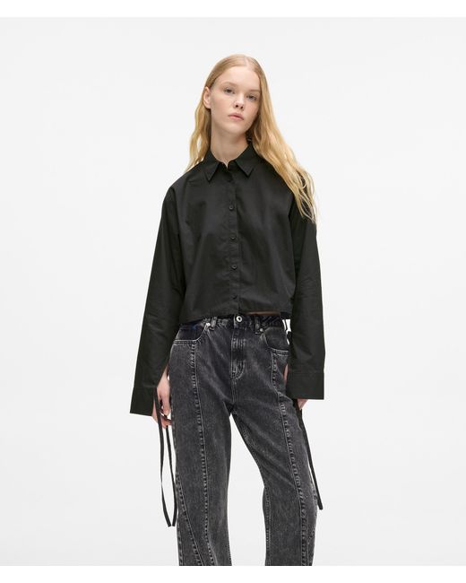 KL Jeans Black Tie Back Shirt