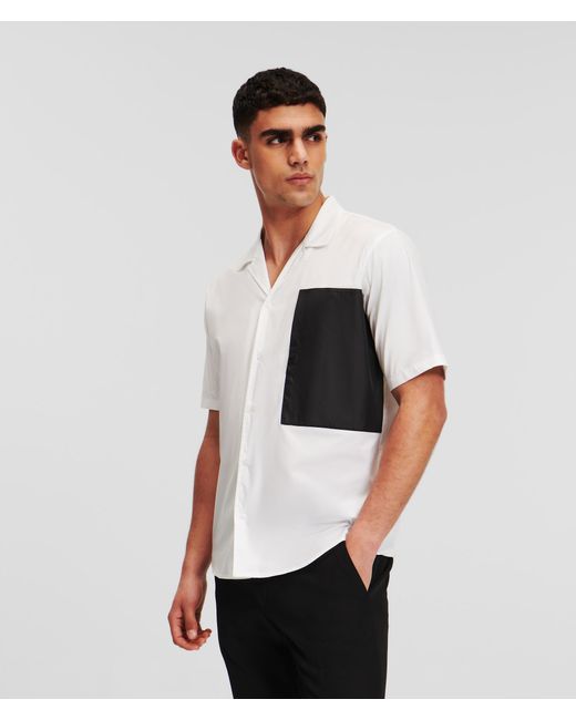 Karl Lagerfeld White Casual Shirt for men