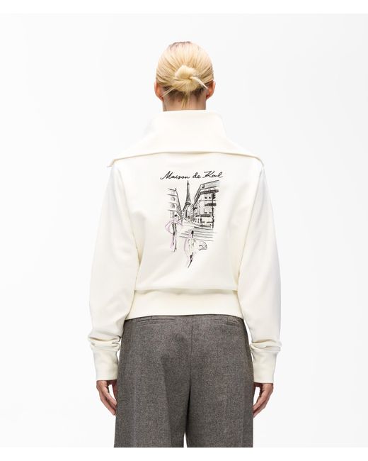 Karl Lagerfeld White , Woman, Beige, Size: L