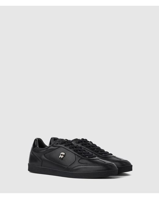 Karl Lagerfeld Black Ikon Nft Patch Sneakers for men