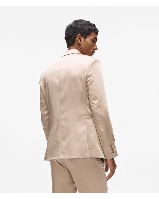 Karl Lagerfeld Natural Satin Blazer for men