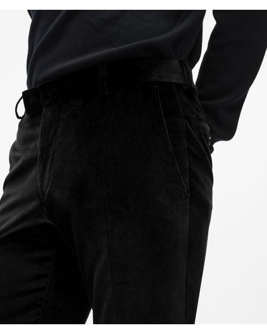 Karl Lagerfeld Samthose, Herren, Größe in Black für Herren