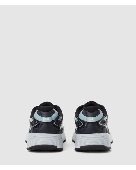 Karl Lagerfeld White Orion Sidetrim Overlay Sneakers for men