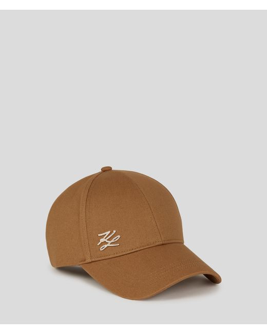 Karl Lagerfeld Brown K/autograph Pin Cap