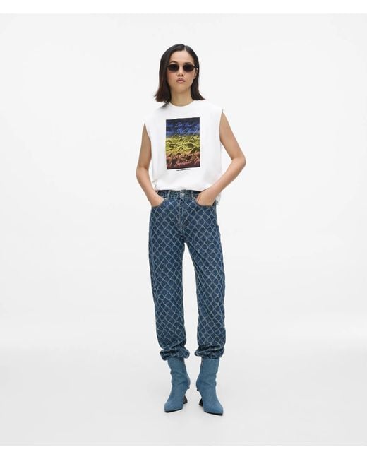KL Jeans White Love Letter Tank Top