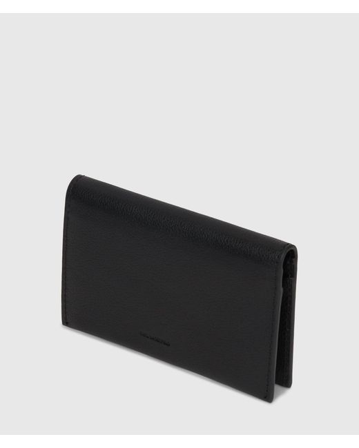Karl Lagerfeld Black K/Signature Bi-Fold Cardholder
