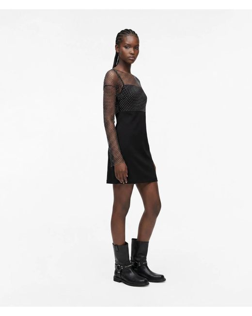 KL Jeans Black Chainmail Mesh Dress