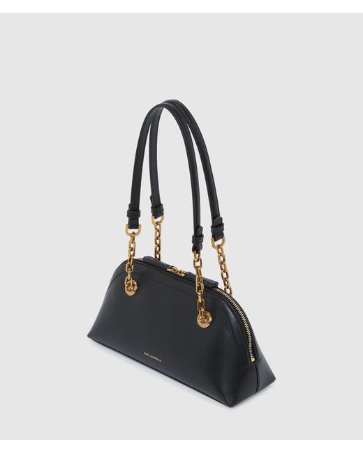 Karl Lagerfeld Blue K/Autograph Small Bowling Bag