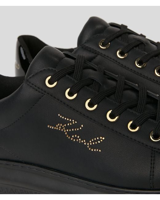 Karl Lagerfeld Black Kapri Rhinestone Sneakers