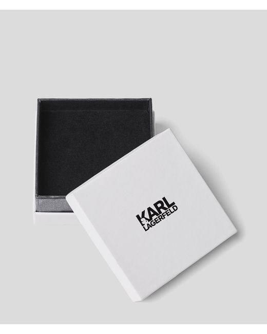 Karl Lagerfeld Metallic K/ikonik Karl Chain-link Bracelet
