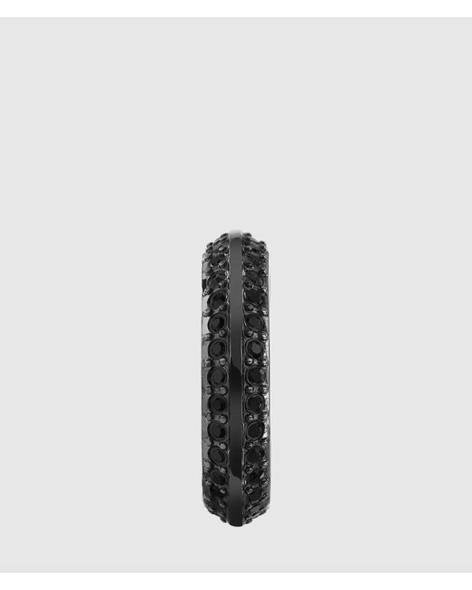 Karl Lagerfeld Gray Crystal Ring