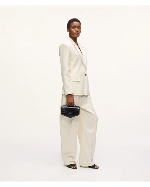 Karl Lagerfeld Natural Kl Studio Barrel-Leg Pants