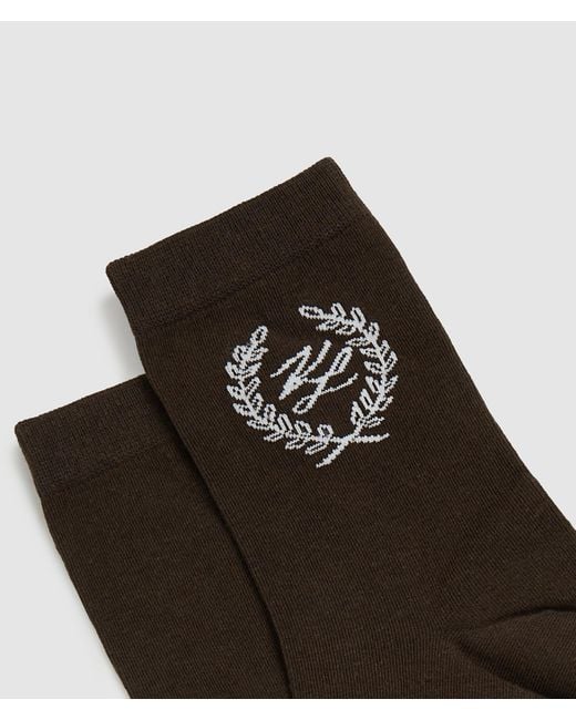 Karl Lagerfeld Multicolor Crest Socks – 2 Pack