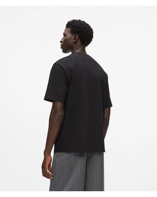 Karl Lagerfeld Black Exclusive Maison De Karl Pocket T-Shirt for men