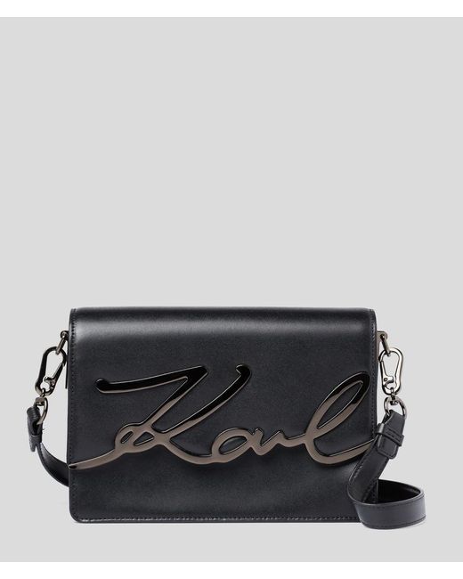 karl lagerfeld k signature shoulder bag