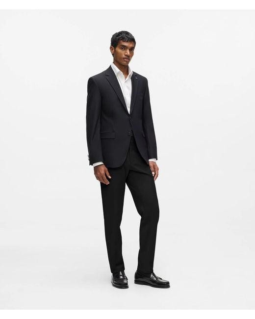 Karl Lagerfeld Black Monogram Pin Blazer for men