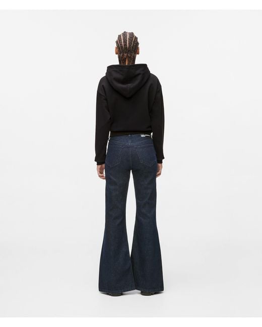 KL Jeans Black Split-Hem Flared Jeans