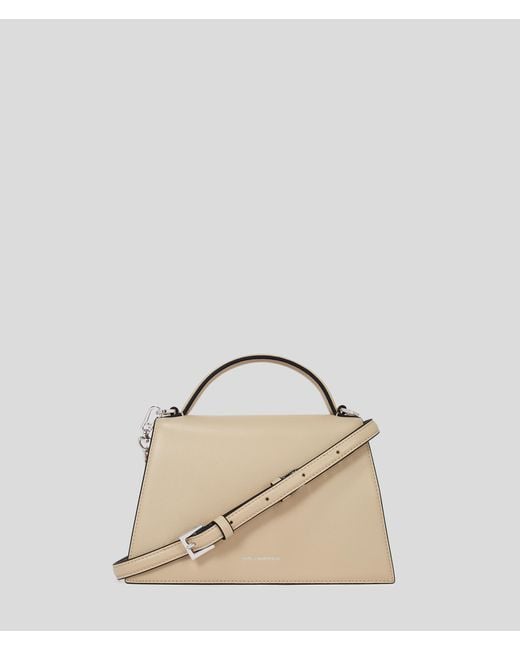 Karl Lagerfeld Natural K/signature Medium Crossbody Bag