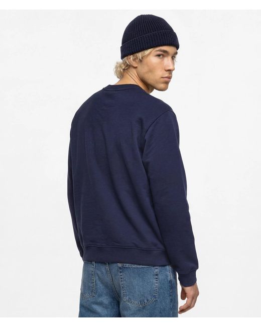 KL Jeans Blue Monogram Patch Sweatshirt for men