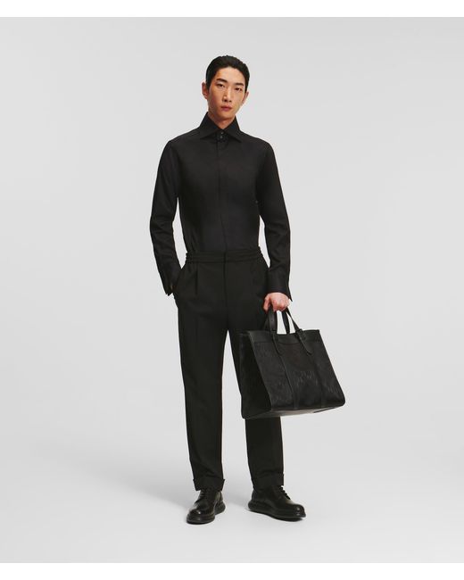 Karl Lagerfeld Black Karl Essential Shirt for men