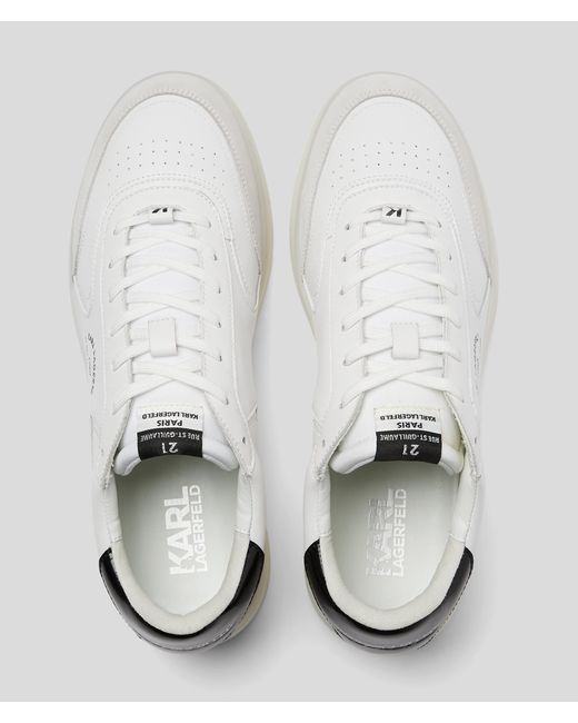Karl Lagerfeld White Maison Karl Sneakers for men