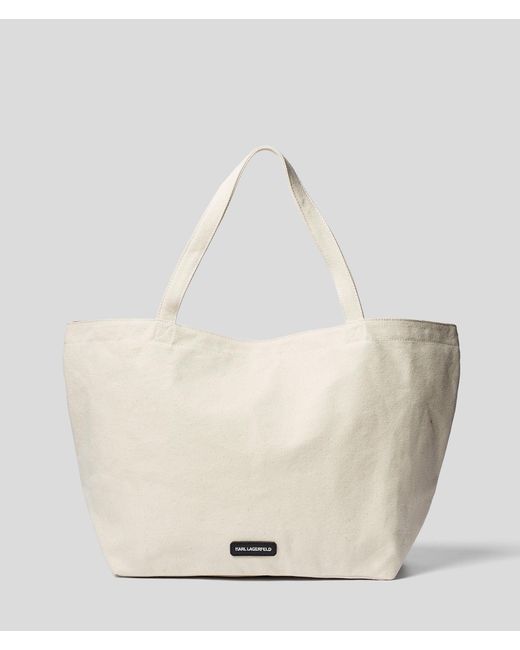 Karl Lagerfeld White Rue St-Guillaume Shopper
