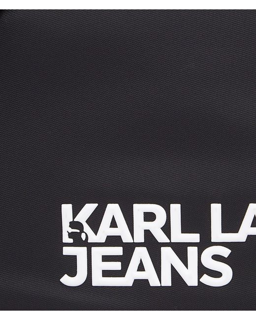 KL Jeans Umhängetasche Aus Nylon, Herren, Größe in Black für Herren
