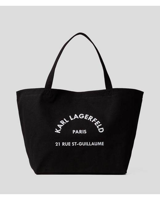 Karl Lagerfeld Black Rue St-guillaume Tote