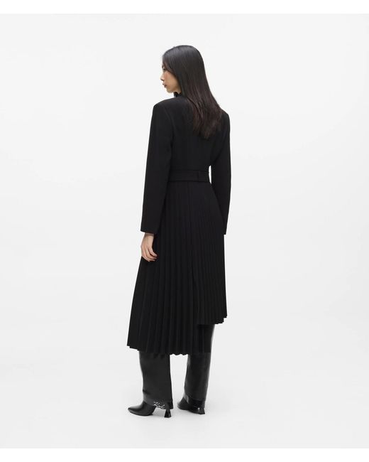 Karl Lagerfeld Black Asymmetric Tailored Dress