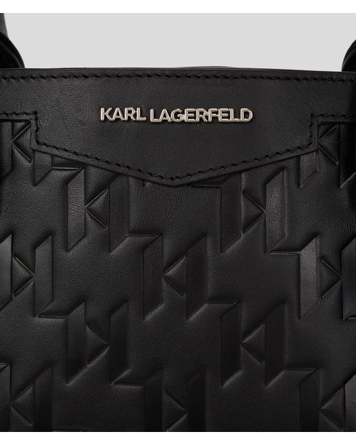 Sac Cabas K/loom En Cuir Karl Lagerfeld pour homme en coloris Black