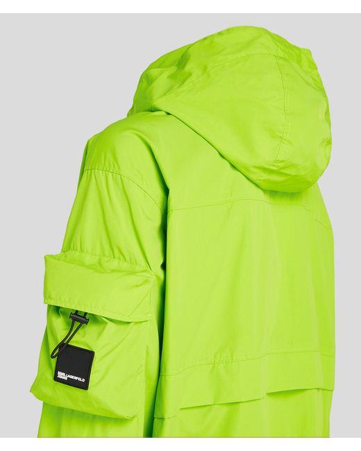 Karl Lagerfeld Green Klj Utility Zip-up Jacket for men