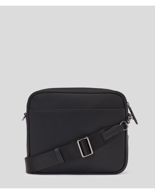 Karl Lagerfeld Black K/ikonik Small Messenger Bag for men