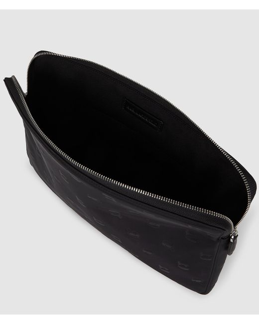 Karl Lagerfeld Black Ikon Nylon Laptop Sleeve