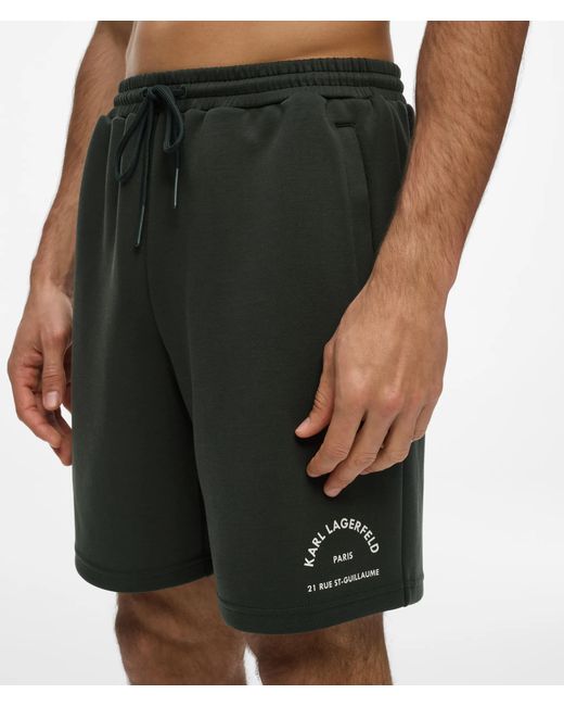 Karl Lagerfeld White Rue St-Guillaume Loungewear Shorts for men