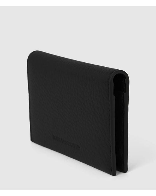 Karl Lagerfeld Black K/Autograph Patch Bifold Wallet