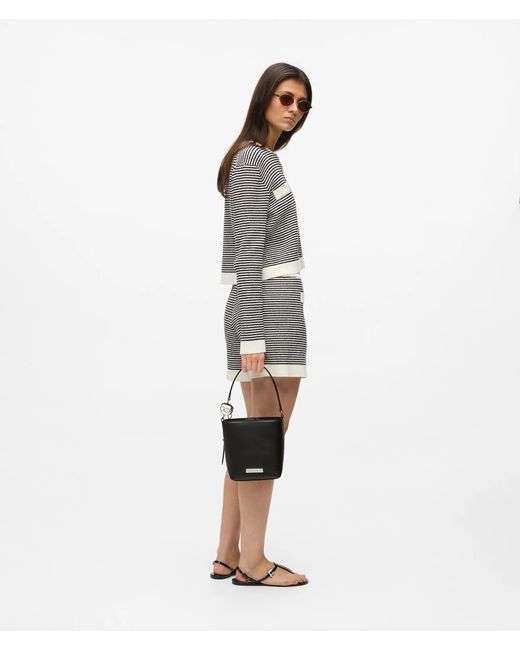 Karl Lagerfeld Black Ikon Smooth Bucket Bag