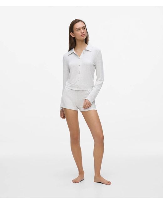 Karl Lagerfeld White Signature Loungewear Shorts