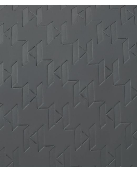 Karl Lagerfeld Black K/Monogram Weatherproof Weekender Bag for men