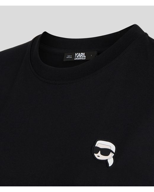 Karl Lagerfeld Black K/ikonik Patch T-shirt