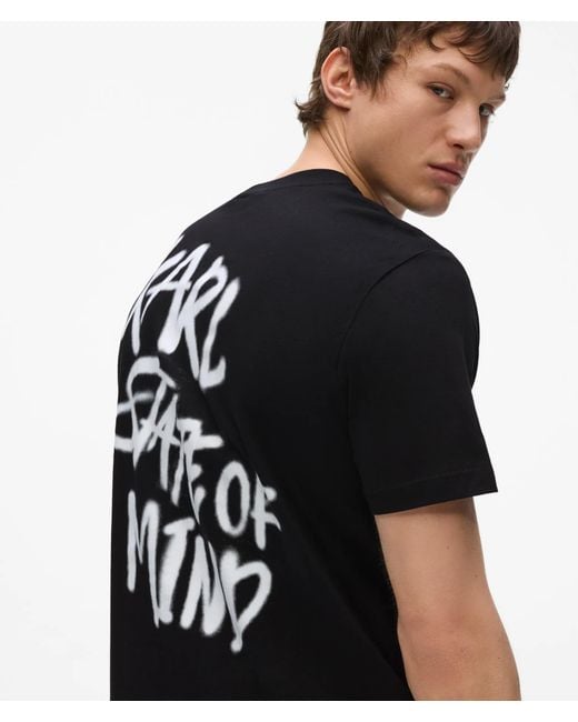 KL Jeans Black Karl Quote T-Shirt for men