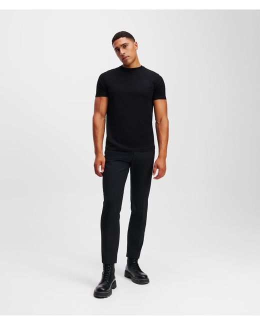 Karl Lagerfeld Blue Tailored Pants for men
