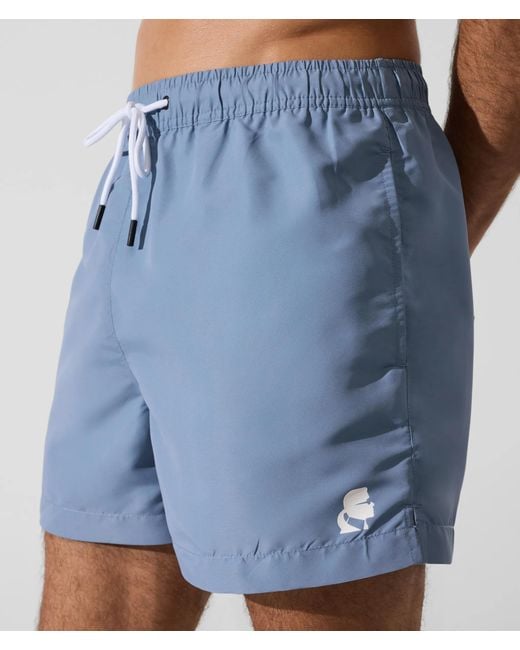 Karl Lagerfeld Blue Kameo Boardshorts for men