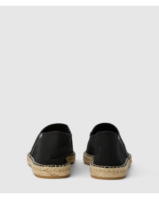 Karl Lagerfeld Black Kamino Riviera Espadrilles for men