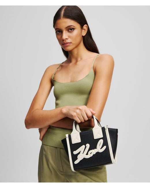Karl Lagerfeld Multicolor K/skuare Small Tote Bag