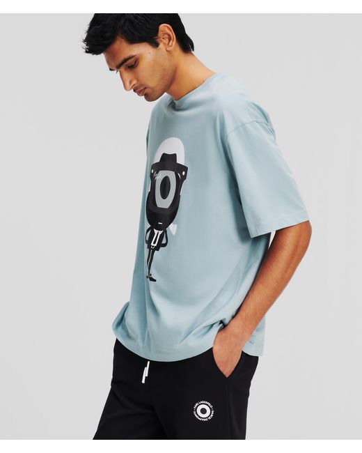 Karl Lagerfeld Blue Kl X Darcel Disappoints T-shirt for men