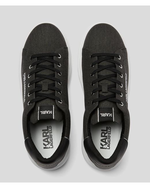 Karl Lagerfeld Black Kapri Sneakers for men