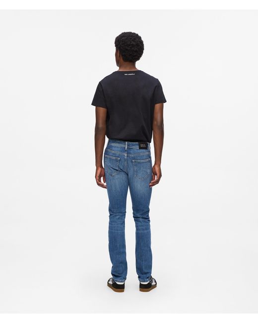 Karl Lagerfeld Blue Classic Jeans for men